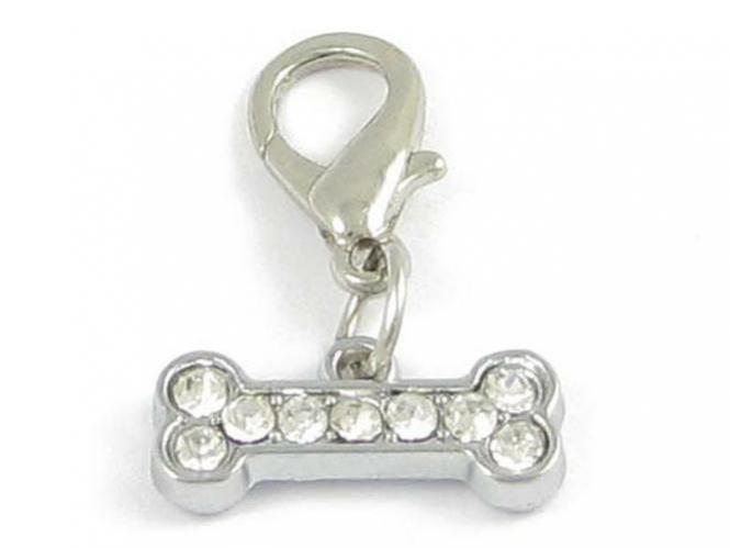 Anhänger - Knochen mit Steinen 