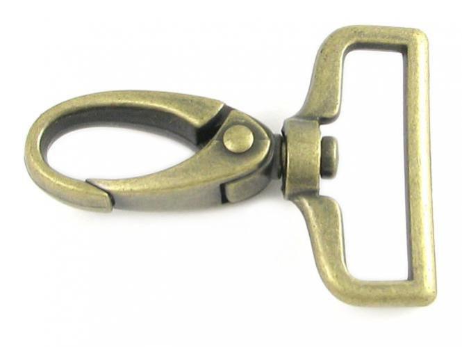 10 messing Taschenkarabiner 30mm 