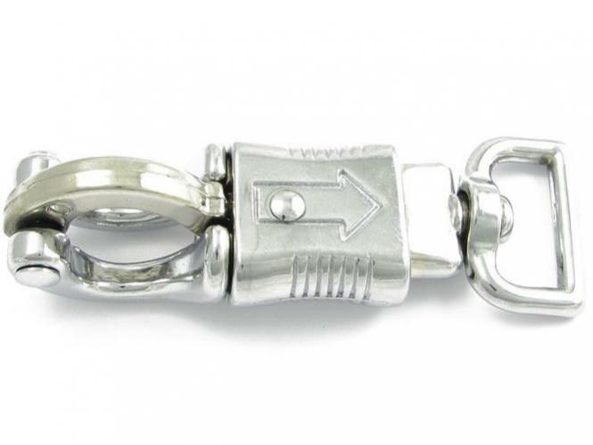 1 Panikhaken eckig 25mm Metall 