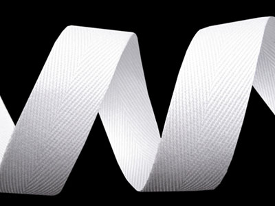 Köperband 30mm weiss 