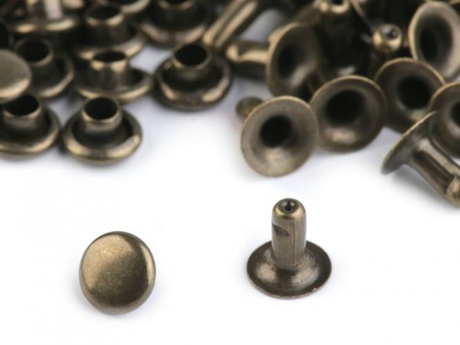 Nieten Ø5 mm messing 
