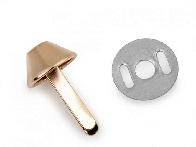 Taschenfüße 12x 22 Kegel gold 