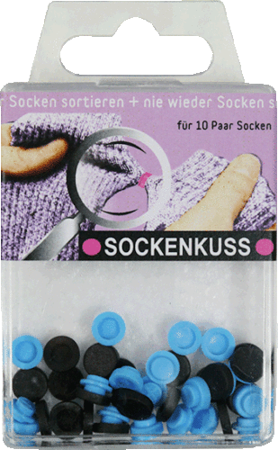 Sockenkuss türkis 