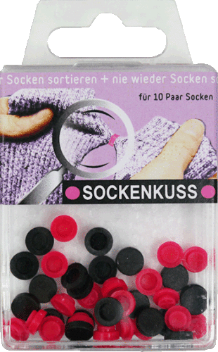 Sockenkuss rot 