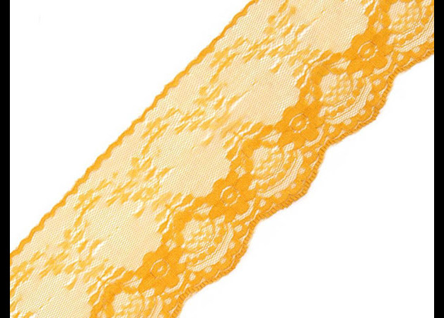 3m Spitze Breite 100mm gelb 