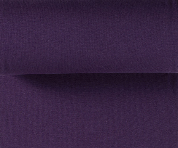 Bündchenstoff violett 